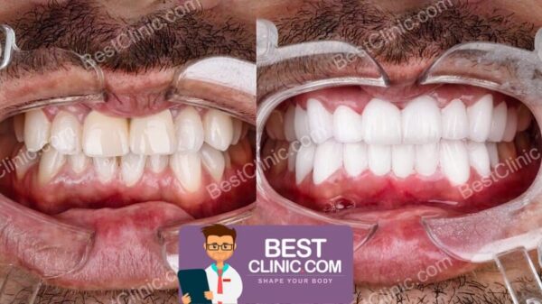 antes e depois de facetas dentárias Turquia